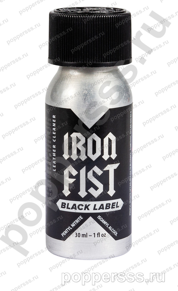 Попперс IRON FIST BLACK ( METAL) 24 мл купить — poppersss.ru