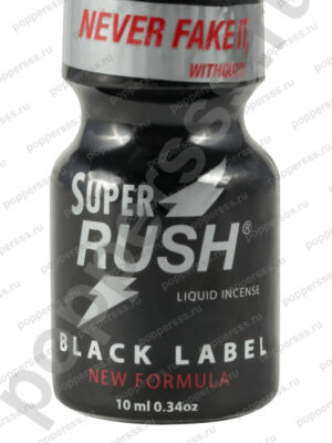 Попперс Super Rush Black 10 мл купить — poppersss.ru