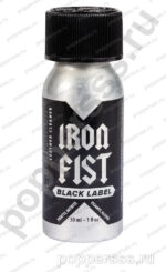 Попперс IRON FIST BLACK ( METAL) 24 мл купить — poppersss.ru